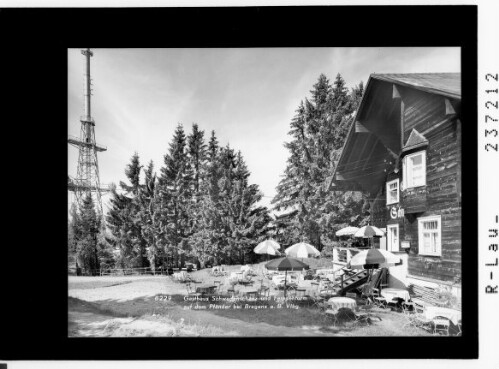 Gasthaus Schwedenschanz und Fernsehturm auf dem Pfänder bei Bregenz / Vorarlberg