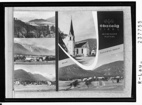 Obsteig - Tirol - Mieminger Plateau / Seehöhe 1000 m