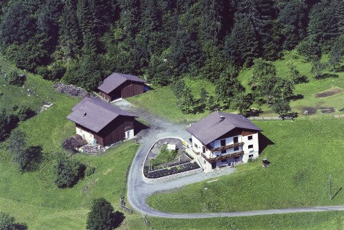 Schrägluftaufnahmen von Gebäuden der Gemeinde St. Gallenkirch, Galgenul