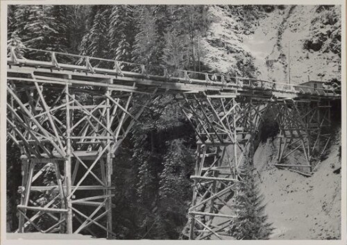 Rodundwerk Freispiegelstollen Transportbrücke über den Suggadinbach