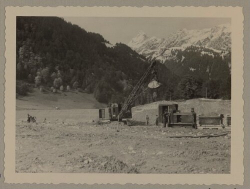 Auf dem Sulzfluhdamm Blick gegen Zimba