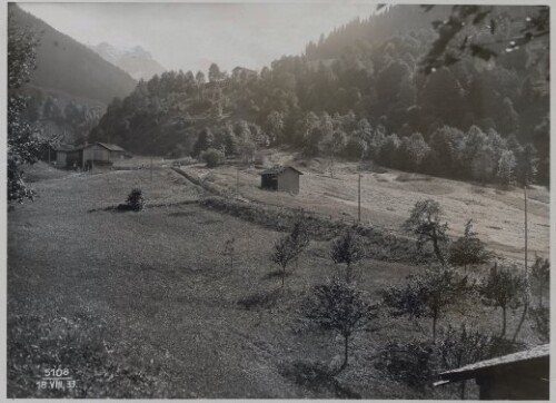 Vermurung des Golmerbaches in Latschau am 12.8.1933