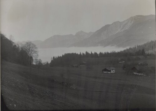 Blick gegen Westen, vor Baubeginn, Sommer 1938