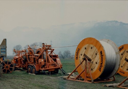 Trommelplatz bei A358, Firma Siemens