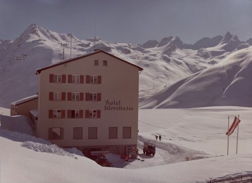 Hotel Silvrettasee, Speicher Silvretta, Winter