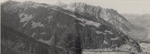 Panorama Vandanser Steinwand