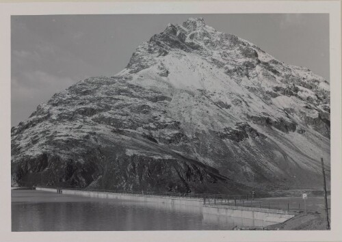 Staumauer Obervermunt mit Lobspitze