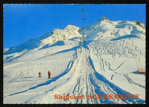 [Klösterle] Skigebiet Sonnenkopf : [Skigebiet Sonnenkopf, 1835-2200 m Klostertal - Vorarlberg - Austria ...]