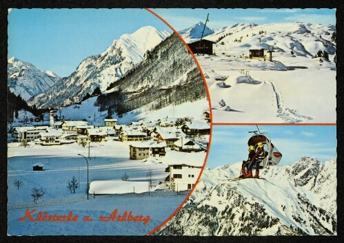 Klösterle a. Arlberg : [Wintersportplatz Klösterle a. Arlberg mit Sonnenkopfbahn u. Skigebiet ...]