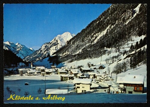 Klösterle a. Arlberg : [Wintersportgebiet Klösterle a. Arlberg Vorarlberg - Austria ...]