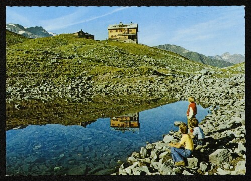 [Klösterle Stuben am Arlberg] : [Kaltenberghütte, 2087 m, gegen Kaltenberg, 2896 m, und Glatingrat ...]