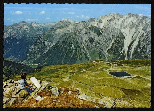 [Klösterle Stuben am Arlberg] : [Kaltenberghütte, 2087 m, gegen Klostertaler Berge ...]