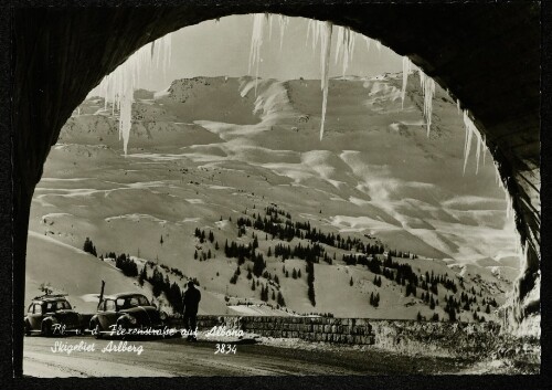 [Klösterle Stuben am Arlberg] Bl. v. d. Flexenstraße auf Albona Skigebiet Arlberg