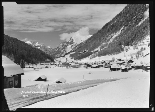 Skigebiet Klösterle a. Arlberg 1100 m