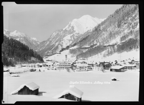 Skigebiet Klösterle a. Arlberg 1100 m