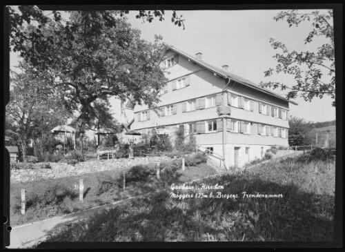 Gasthaus  Hirschen  Möggers 825 m b. Bregenz, Fremdenzimmer