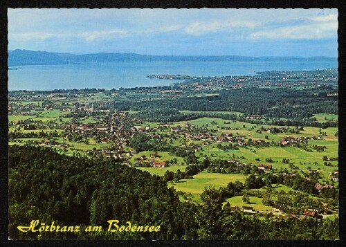 Hörbranz am Bodensee : [Hörbranz a. Bodensee mit Insel Lindau Vorarlberg - Austria ...]