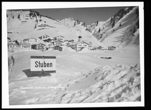 [Klösterle] Skiparadies Stuben am Arlberg 1410 m