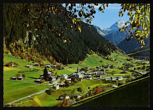 [Gaschurn] : [Gaschurn im Montafon gegen Vallüla, 2815 m ...]