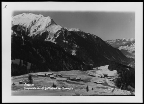 Skigebiet Garfrescha bei St. Gallenkirch im Montafon