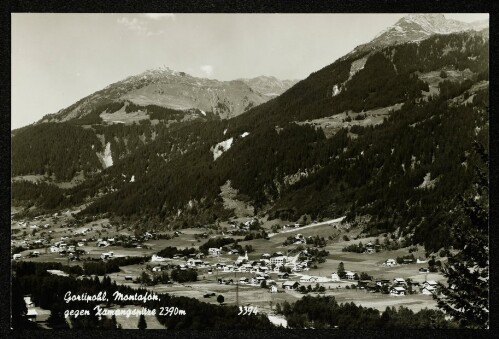 [St. Gallenkirch] Gortipohl, Montafon, gegen Zamangspitze 2390 m