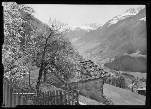 [Silbertal] Blick in's Montafoner Tal