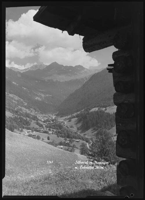 Silbertal im Montafon m. Lobspitze 2610 m