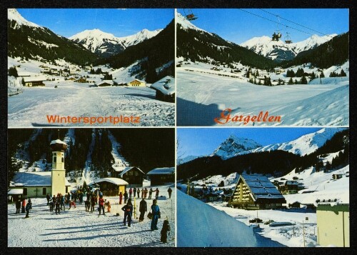 [St. Gallenkirch] Wintersportplatz Gargellen : [Wintersportplatz Gargellen, 1423 m, i. Montafon, Vorarlberg - Austria ...]