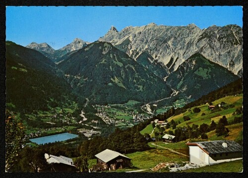 [Vandans] : [Vandans im Montafon gegen Zimba, 2645 m, und Vandanser Steinwand ...]