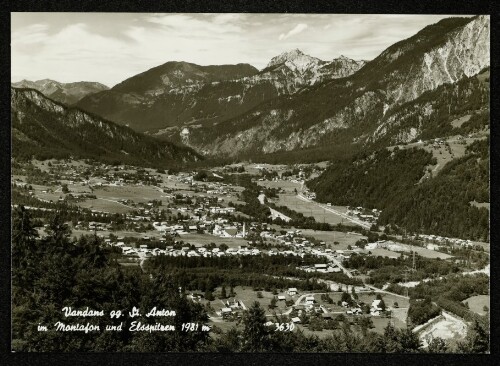 Vandans gg. St. Anton im Montafon und Elsspitzen 1981 m