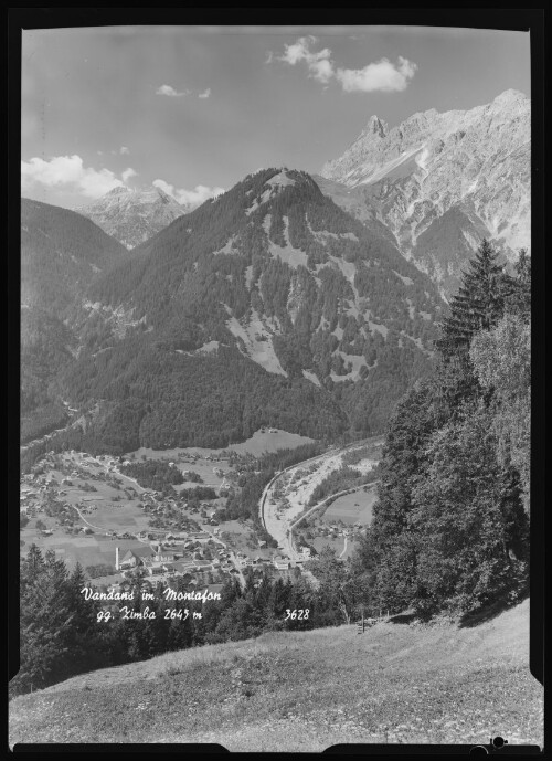 Vandans im Montafon gg. Zimba 2645 m