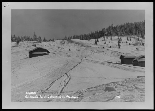 Skigebiet Garfrescha bei St. Gallenkirch im Montafon