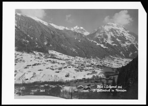 Blick v. Galgenul auf St. Gallenkirch im Montafon