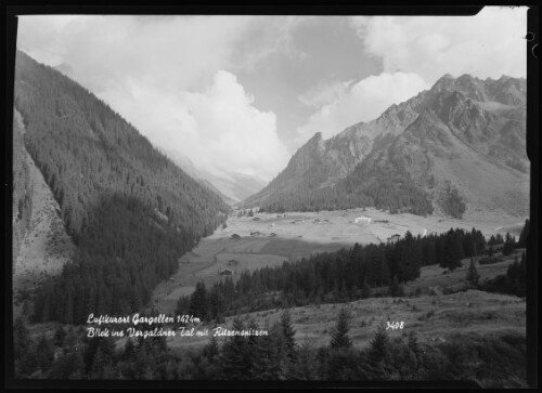 [St. Gallenkirch] Luftkurort Gargellen 1424 m : Blick ins Vergaldner Tal mit Ritzenspitzen