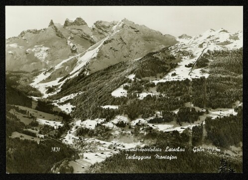 Wintersportplatz Latschau - Golm 2263 m Tschagguns Montafon