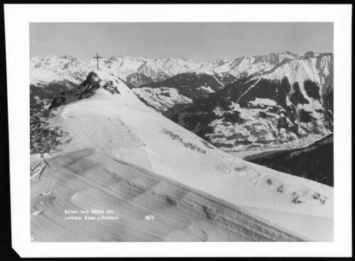 [Tschagguns] Golmer Joch 2263 m mit Lechtaler Alpen u. Hochjoch