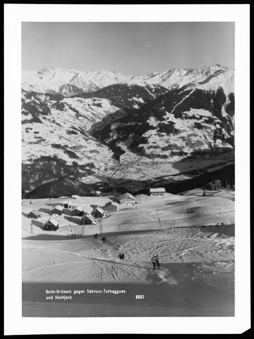 Golm-Grüneck gegen Schruns-Tschagguns und Hochjoch