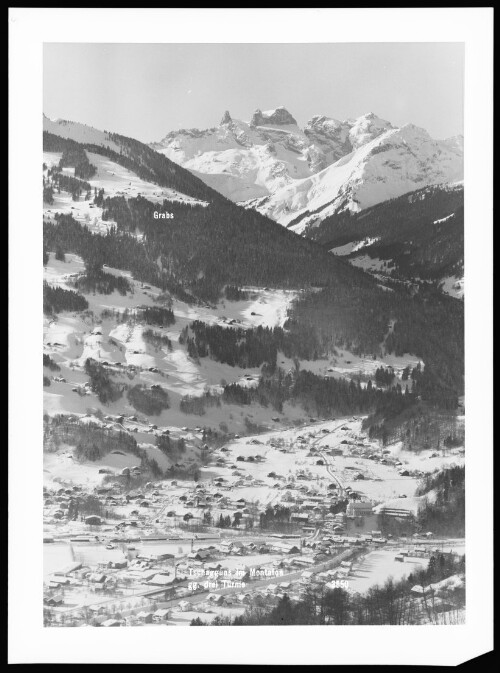 Tschagguns im Montafon gg. drei Türme : Grabs