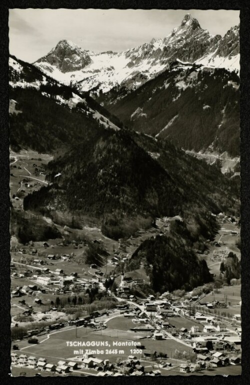 Tschagguns, Montafon mit Zimba 2645 m