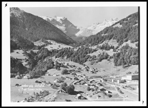 [Tschagguns] Latschau geg. Sulzfluh u. Drei Türme 2828 m