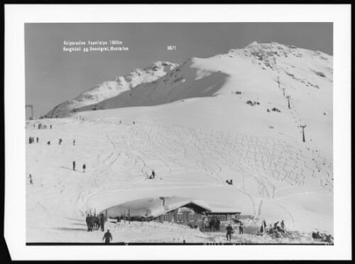 [Schruns] Skiparadies Kapellalpe 1900 m Berghüsli gg. Sennigrat, Montafon