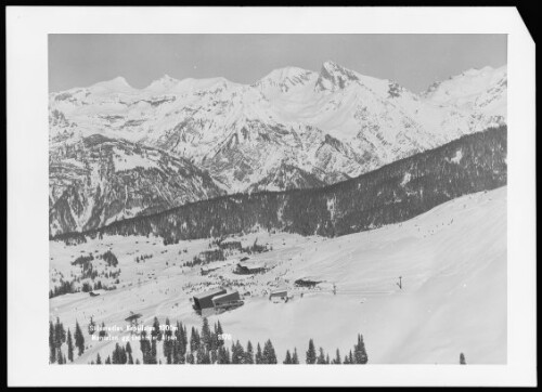 [Schruns] Skiparadies Kapellalpe 1900 m Montafon gg. Lechtaler Alpen