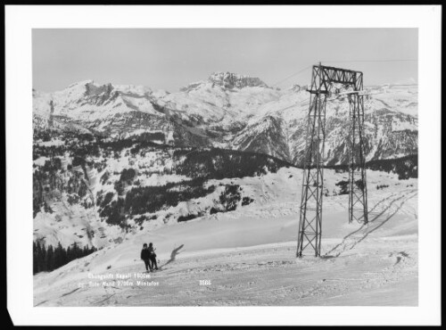 [Schruns] Übungslift Kapell 1900 m gg. Rote Wand 2706 m Montafon