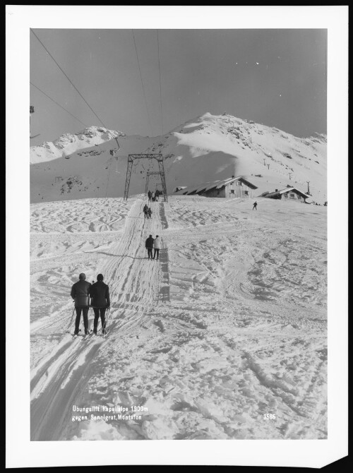 [Schruns] Übungslift Kapellalpe 1900 m gegen Sennigrat, Montafon