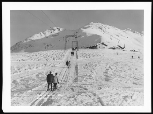 [Schruns] Übungslift Kapellalpe 1900 m gegen Sennigrat, Montafon