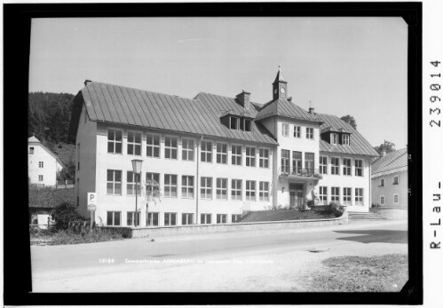 Sommerfrische Annaberg im Lammertal / Salzburg / Volksschule