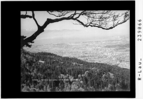 Hörbranz und Lochau mit Bodensee und Säntis