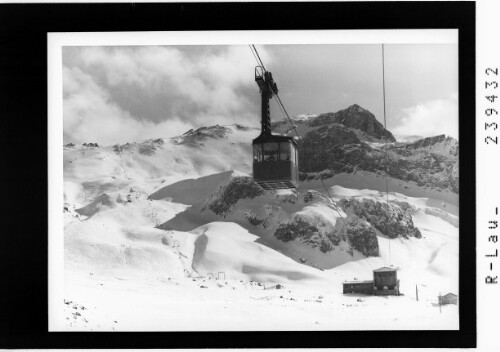 Silvrettabahn und Idjochlift mit Flimspitze 2933 m / Tirol : [Idalpe im Fimbertal mit Blick zur Greitspitze]