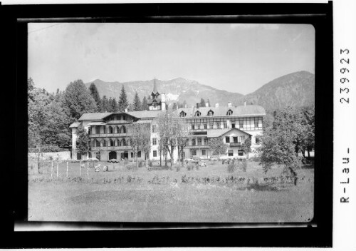 [Erholungsheim Disserant bei Bad Ischl gegen Leonsberg]