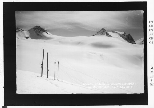 Silvrettagletscher und Silvrettapass von der Roten Furka